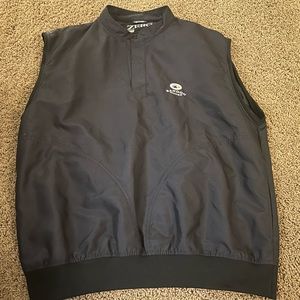 Zero Restriction Golf outerwear, black vest, Bandon Dunes, size Large